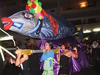 Sardines fiesta in Spain