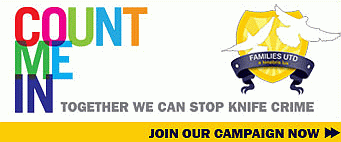 Count me in - against knife crime - UK